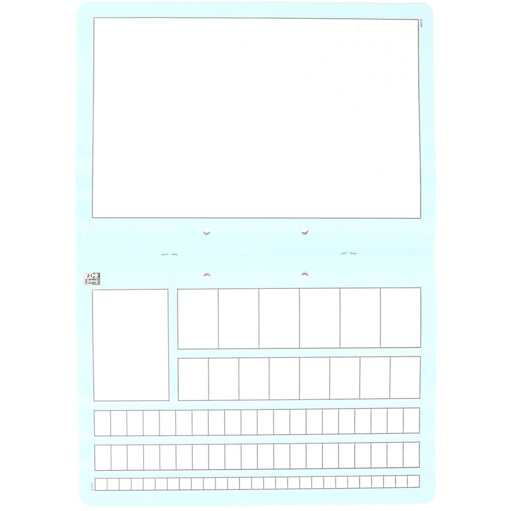 Oxford Zahlenheft / A4 / quer / 16 Blatt / Lineatur ZL / kariert