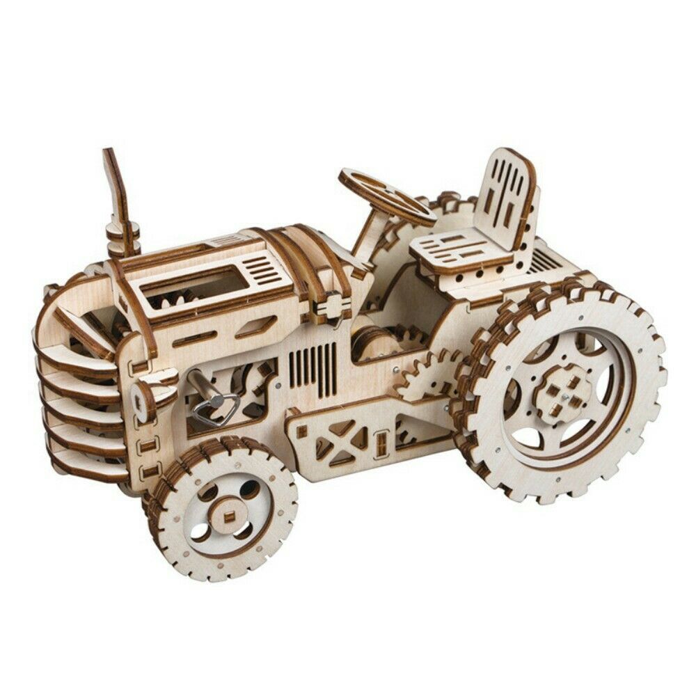 ROKR 3D-Holz-Puzzle Traktor Modellbausatz