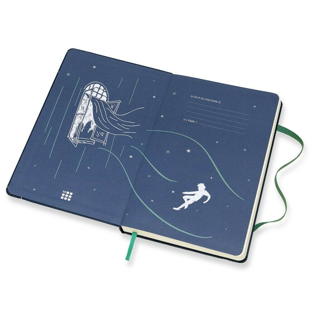 Moleskine Notizbuch "Peter Pan" Hardcover Large Saphirblau Liniert