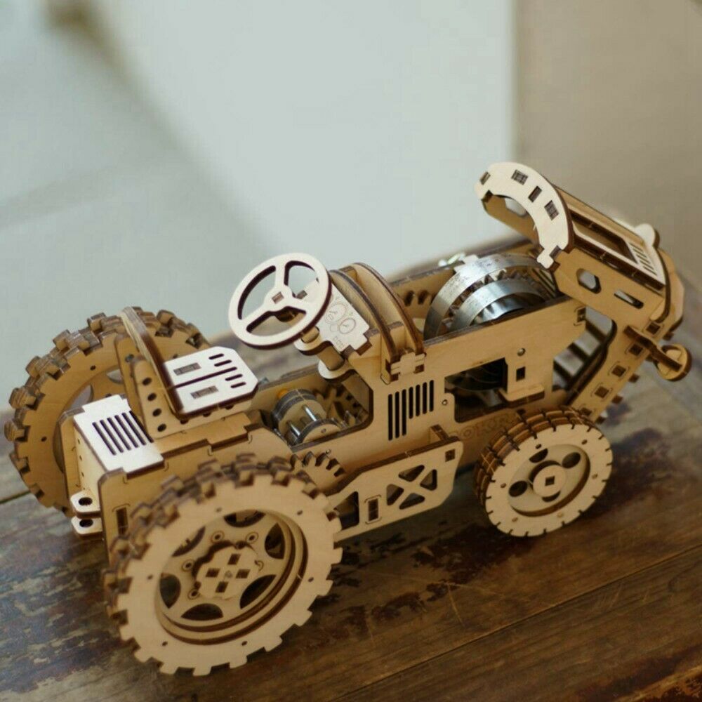 ROKR 3D-Holz-Puzzle Traktor Modellbausatz
