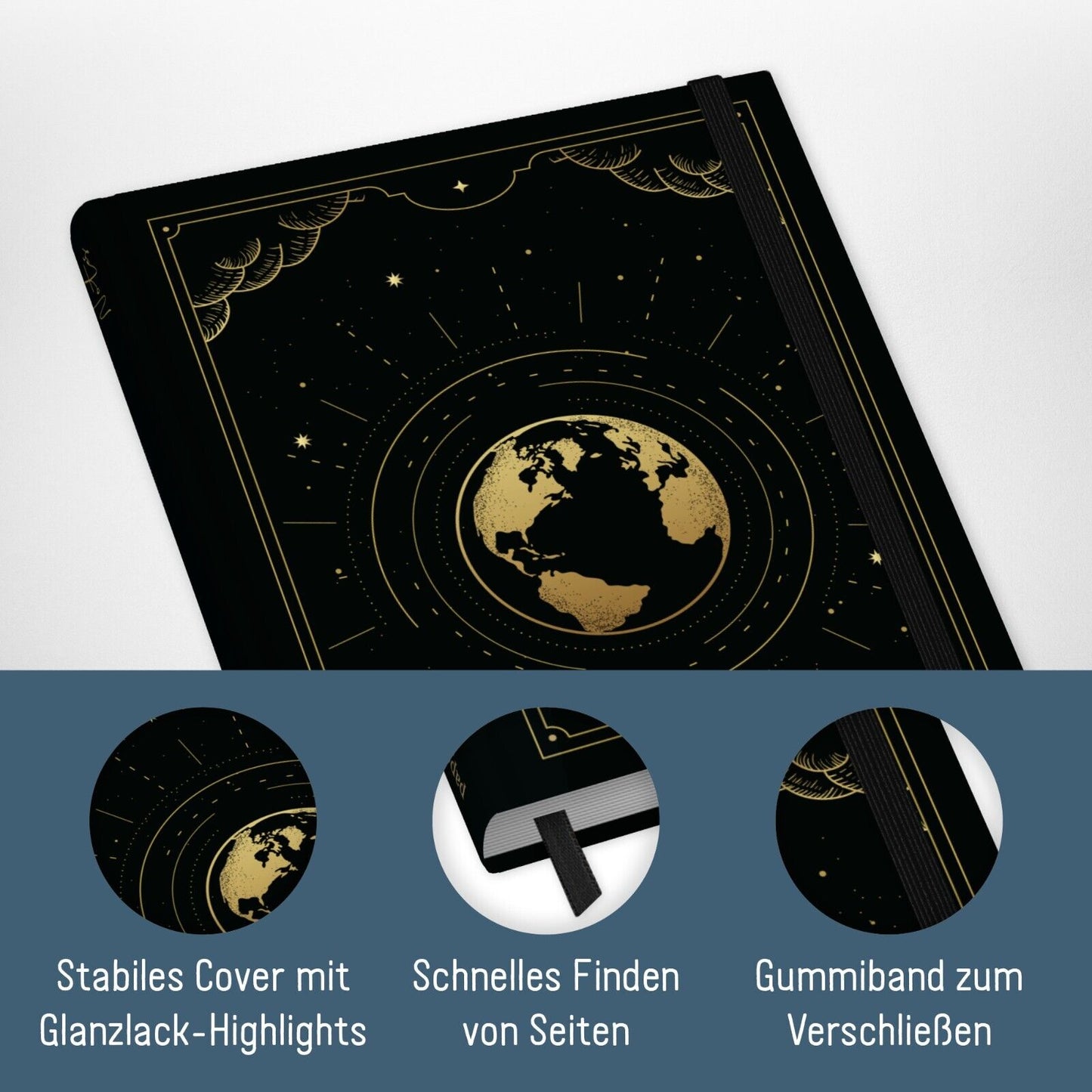 paper&you Notizbuch Classic / kariert / A5+ / New Adventures / Häfft-Verlag