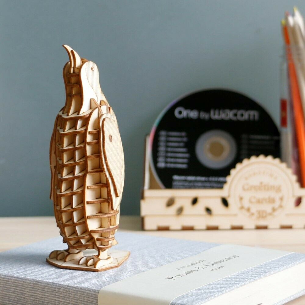 Rolife 3D-Holz-Puzzle Penguin / Pinguin