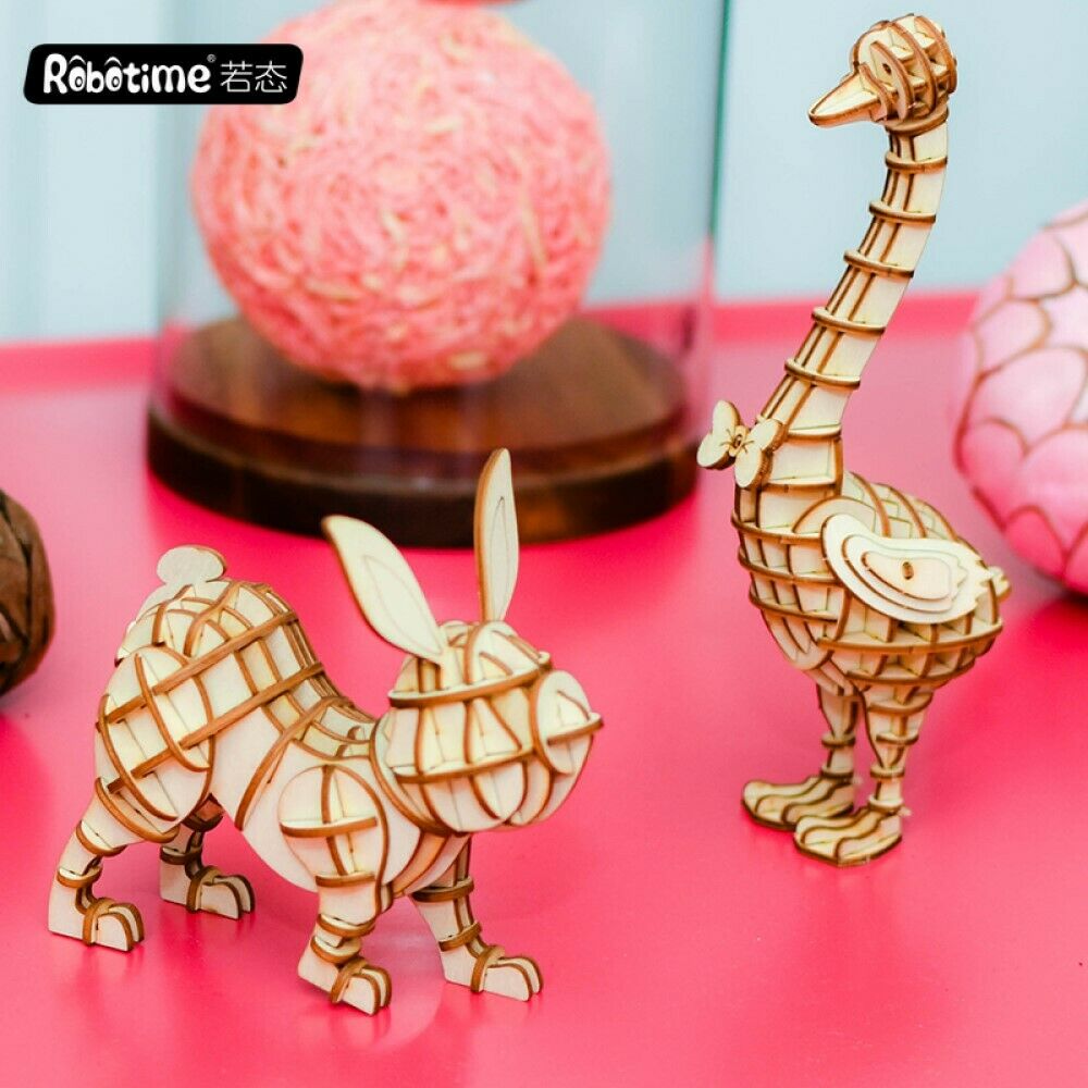 Rolife 3D-Holz-Puzzle Rabbit / Hase