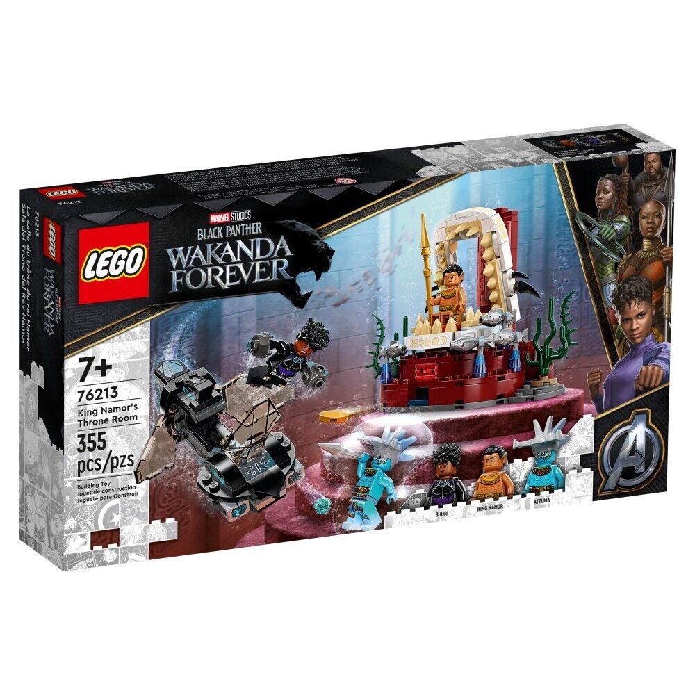 LEGO Marvel: Black Panther: Wakanda Forever - König Namors Thronsaal (76213)