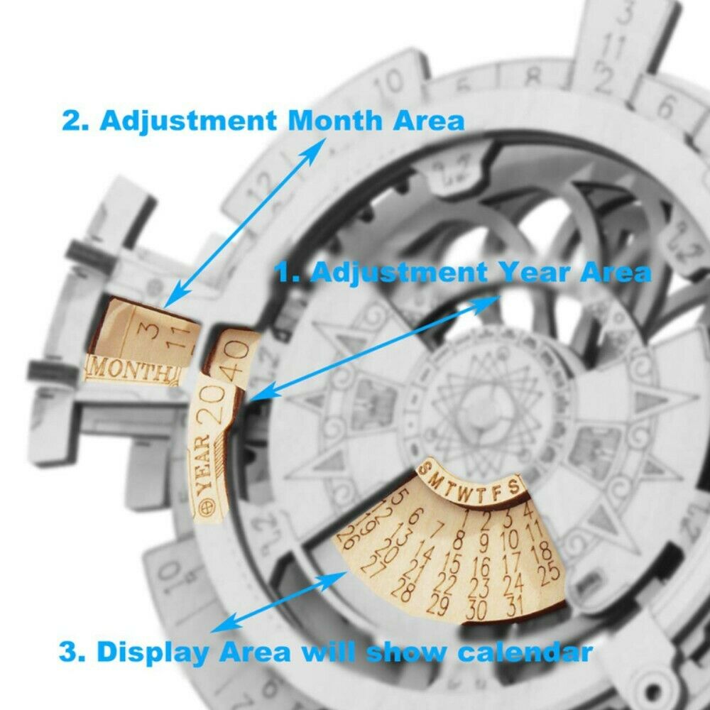 Rokr 3D-Puzzle "Perpetual Calendar"