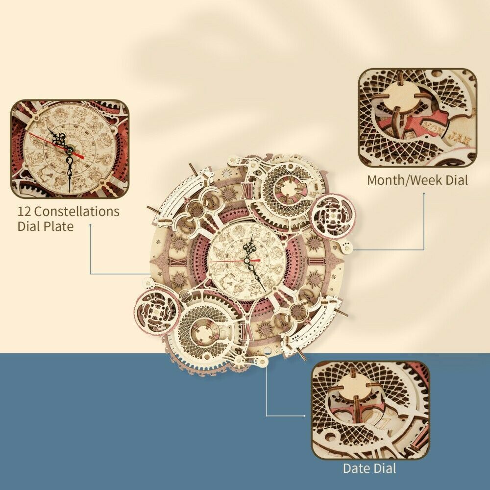 ROKR 3D-Puzzle "Zodiac Wall Clock"