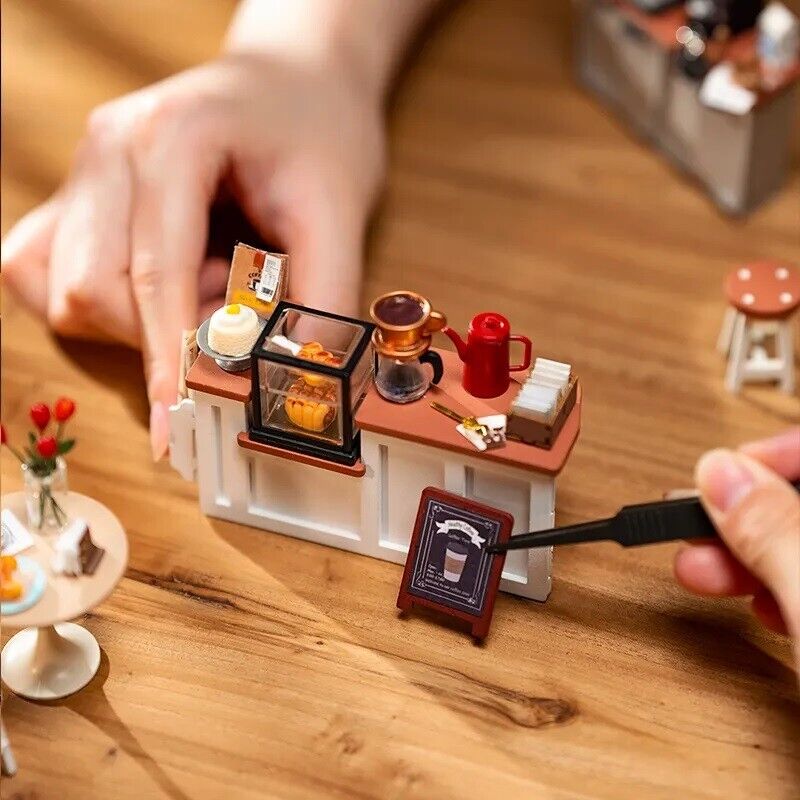 Rolife 3D-Holz-Puzzle DIY Coffee-Shop "Café No. 17"