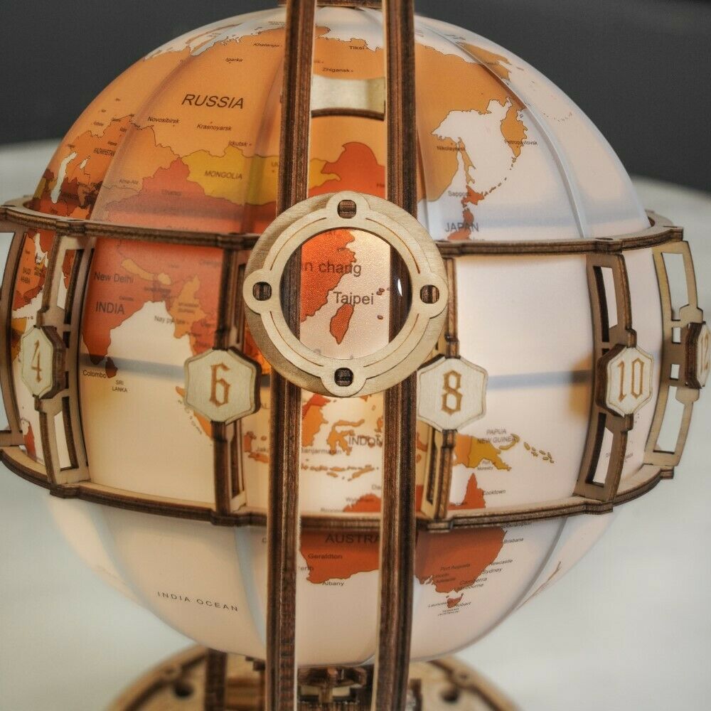 ROKR 3D-Holz-Puzzle "Luminous Globe"