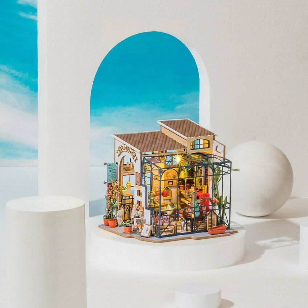 Rolife 3D-Holz-Puzzle DIY Happy Corner "Emily's Flower Shop"
