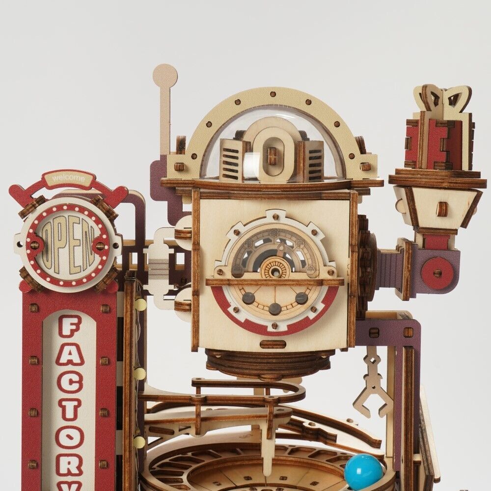 ROKR 3D-Holz-Puzzle Murmelbahn Chocolate Factory