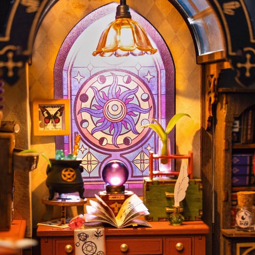 Rolife 3D-Holz-Puzzle DIY Miniature House "The Magic Study"