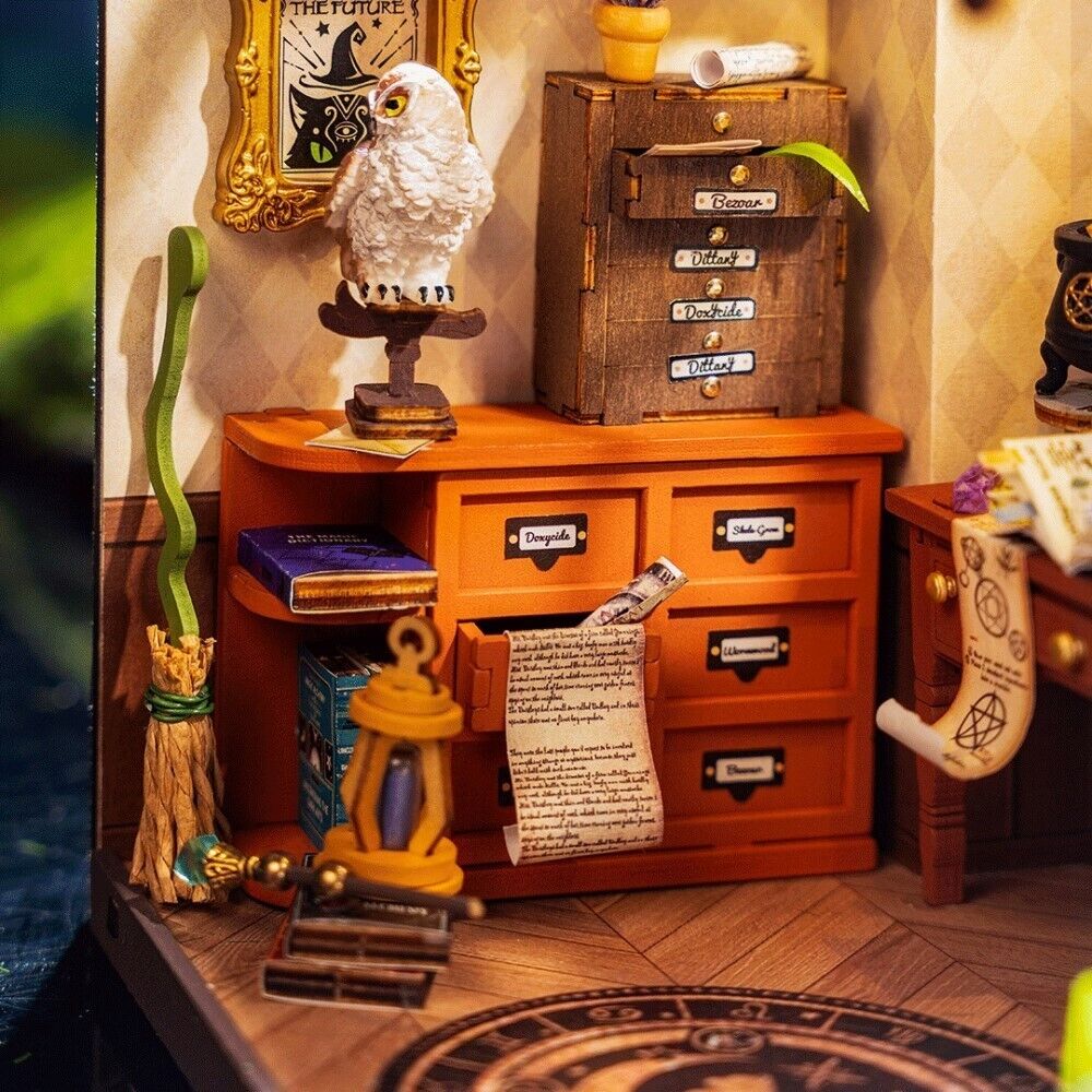 Rolife 3D-Holz-Puzzle DIY Miniature House "The Magic Study"