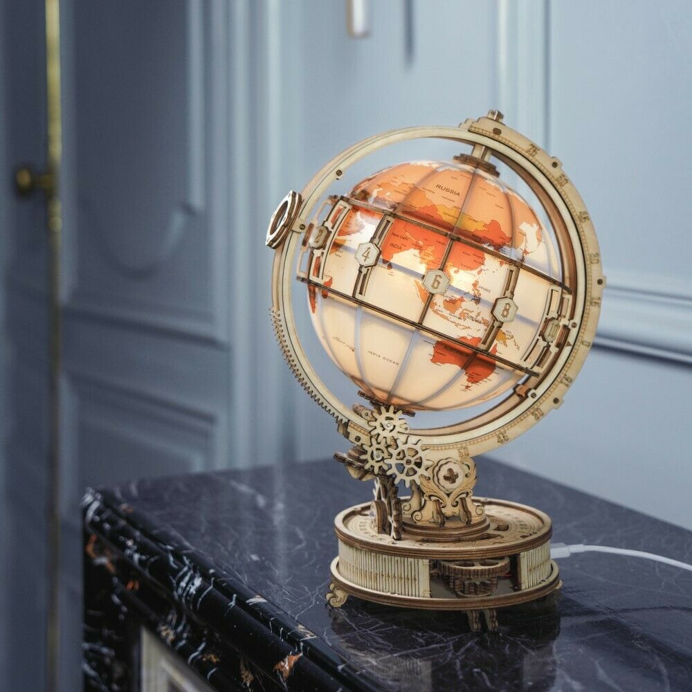 ROKR 3D-Holz-Puzzle "Luminous Globe"