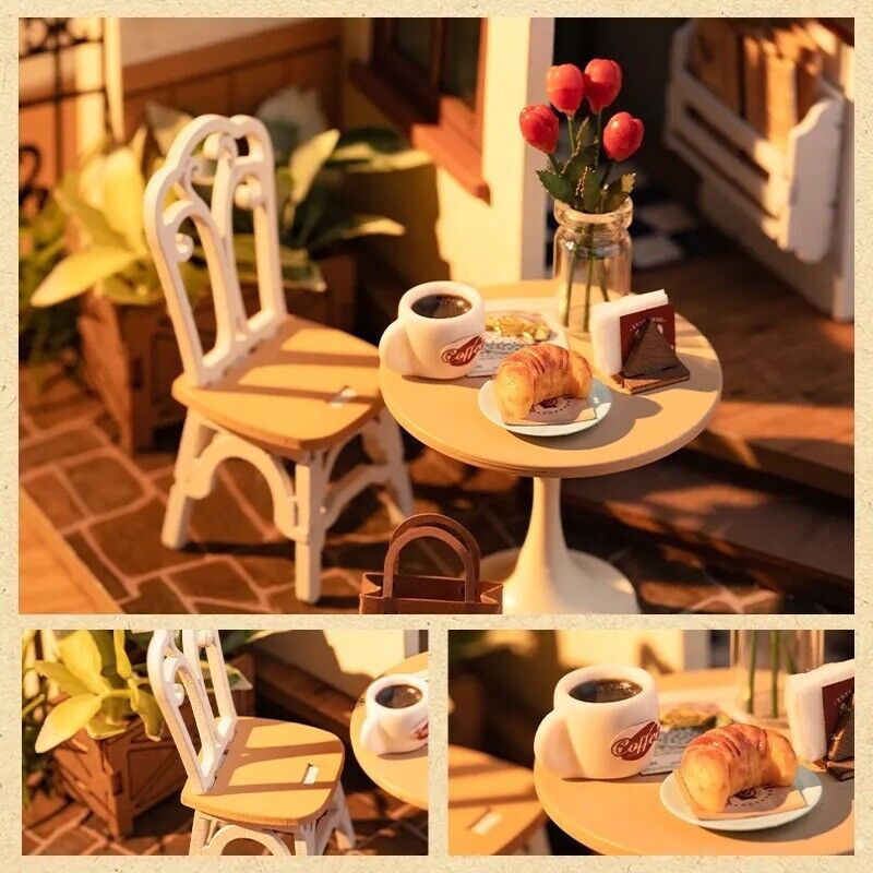 Rolife 3D-Holz-Puzzle DIY Coffee-Shop "Café No. 17"