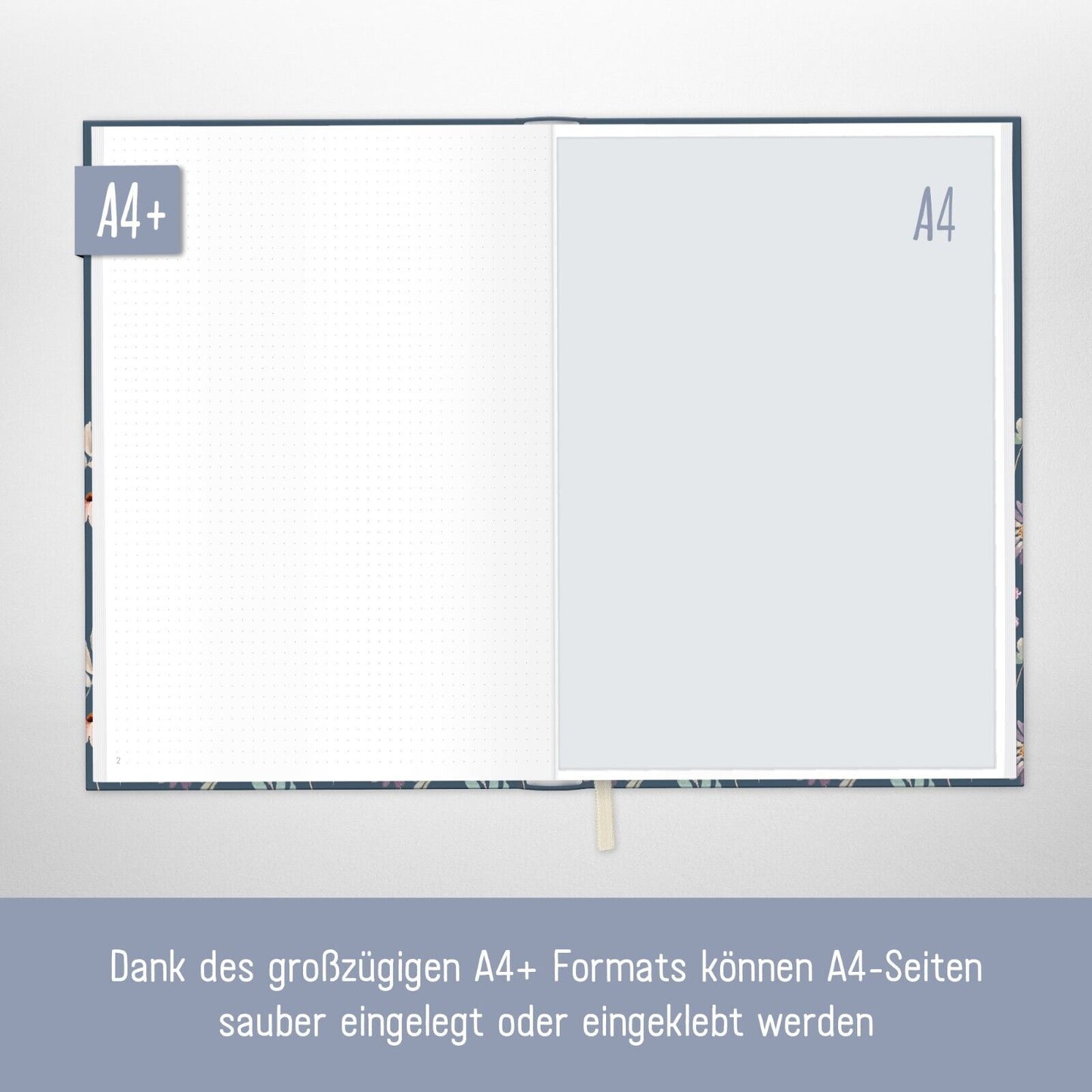 paper&you Journal / A4+ / dotted / Flying Flowers / Häfft-Verlag