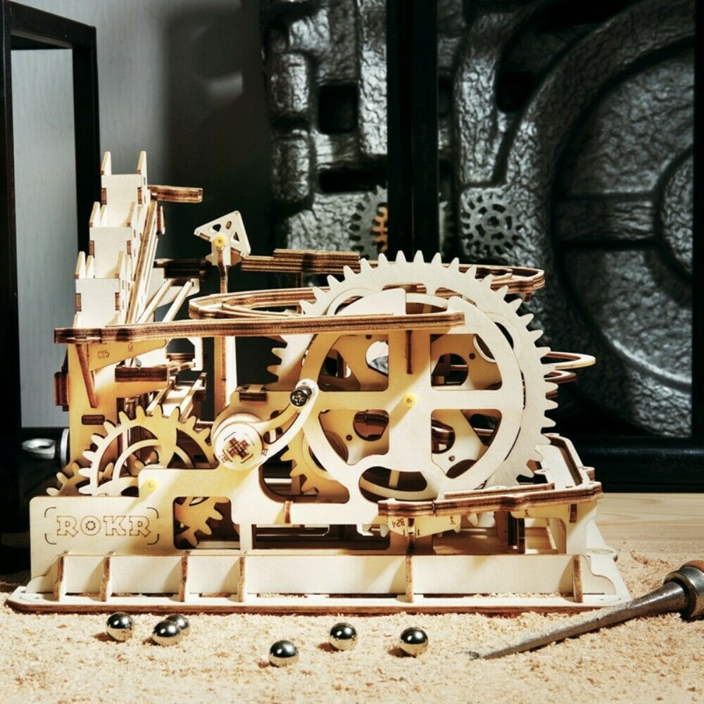 ROKR 3D-Holz-Puzzle Murmelbahn "Marble Run Parkour"