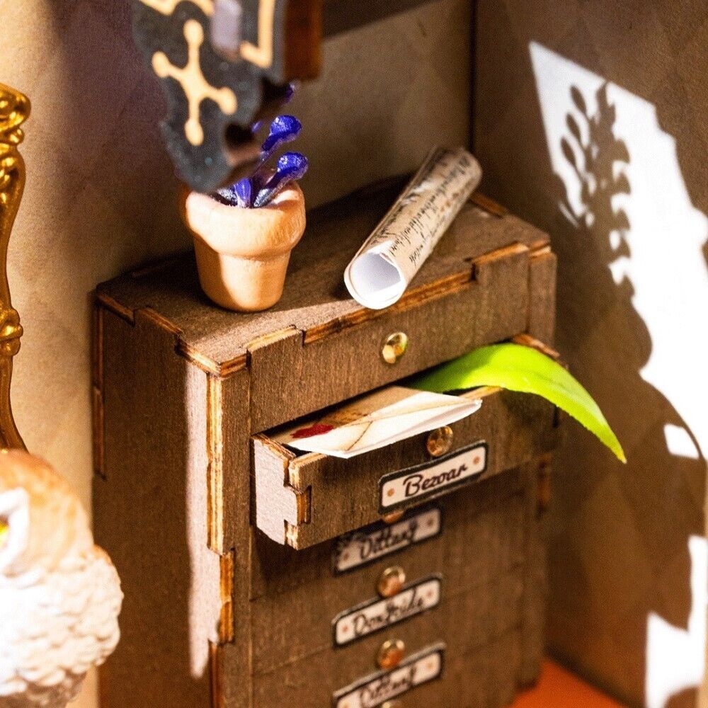 Rolife 3D-Holz-Puzzle DIY Miniature House "The Magic Study"