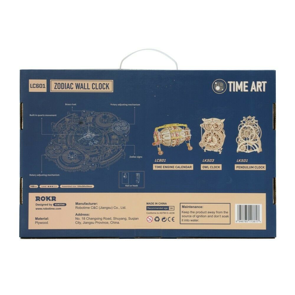 ROKR 3D-Puzzle "Zodiac Wall Clock"