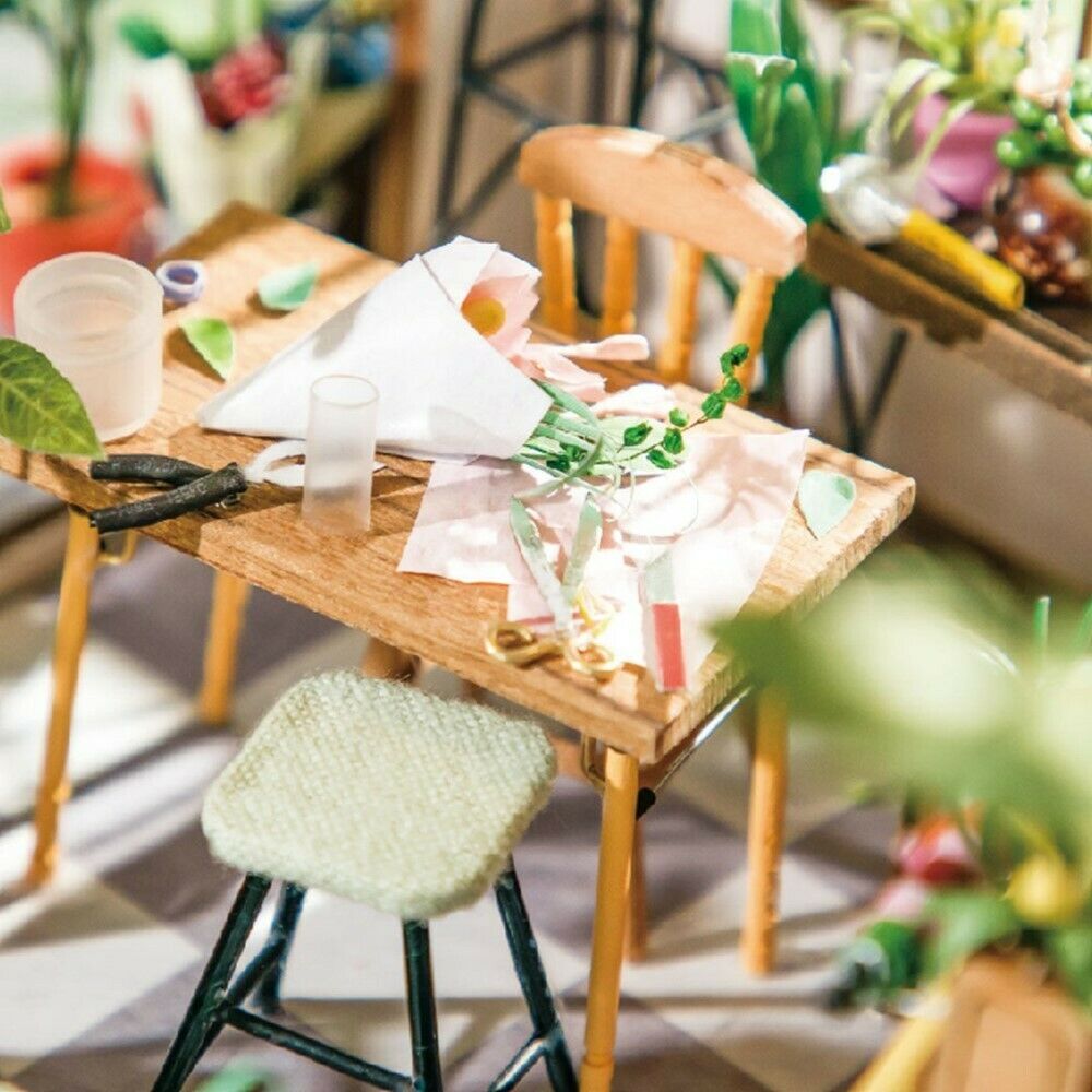 Rolife 3D-Holz-Puzzle DIY Happy Corner "Emily's Flower Shop"