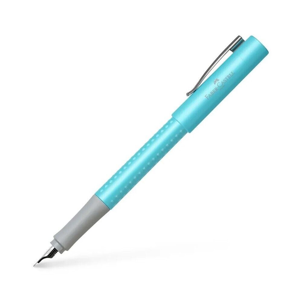 Faber Castell Füllhalter M - Pearl Edition hellblau