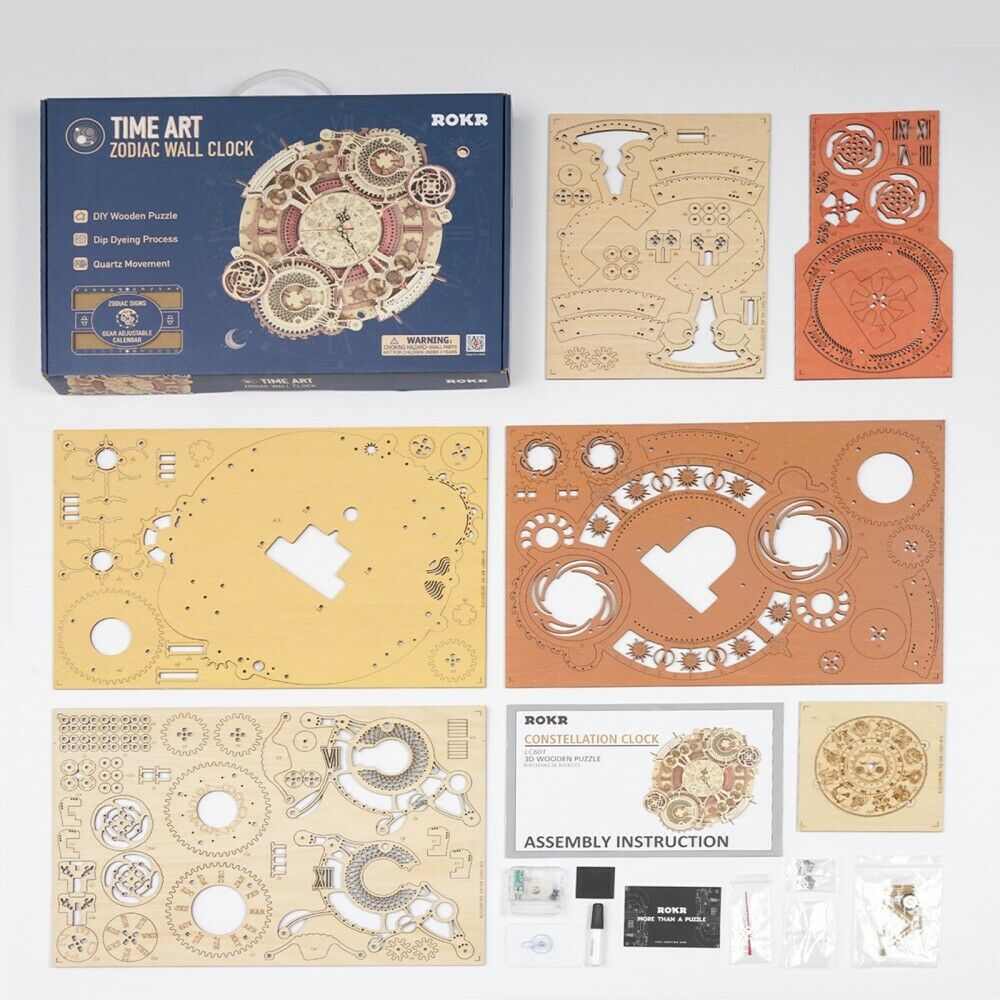 ROKR 3D-Puzzle "Zodiac Wall Clock"