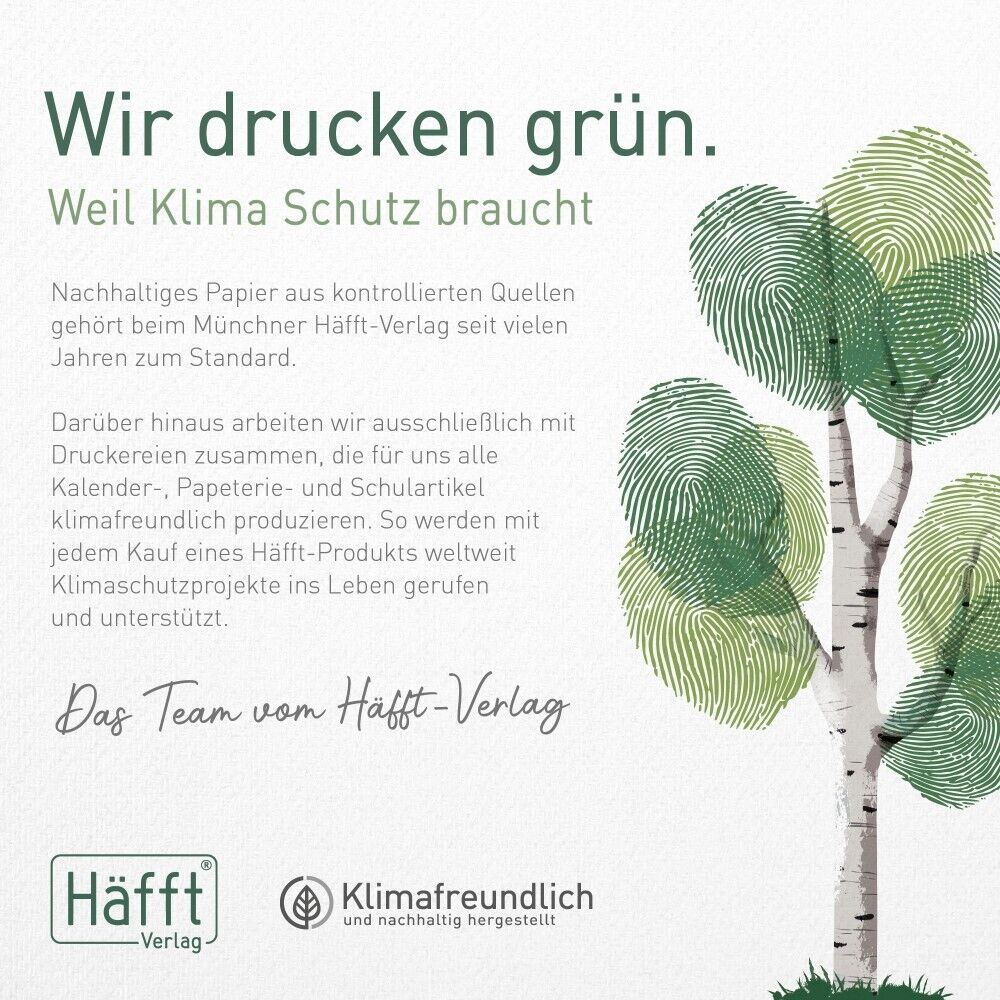 paper&you Journal A4+ / gepunktet / Minty Leaves / Häfft-Verlag