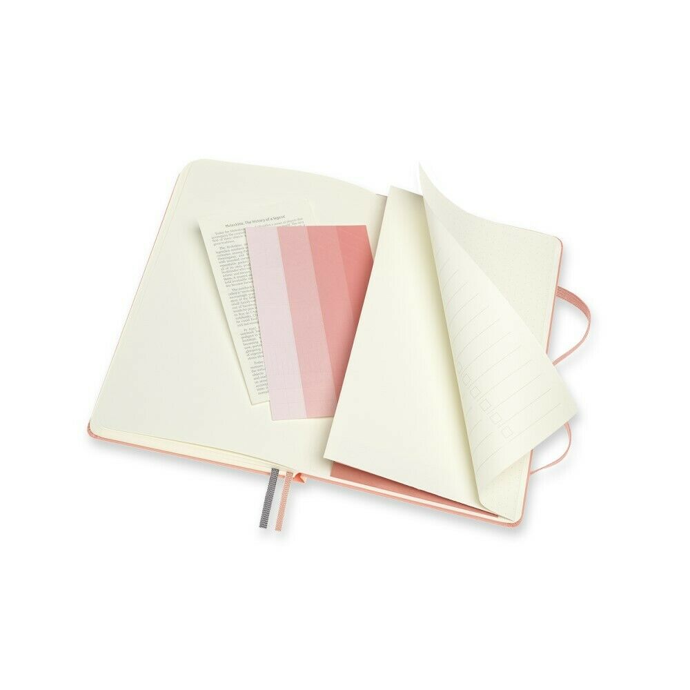 Moleskine Bullet Notizbuch Hardcover Large A5 Punktraster Korallenpink