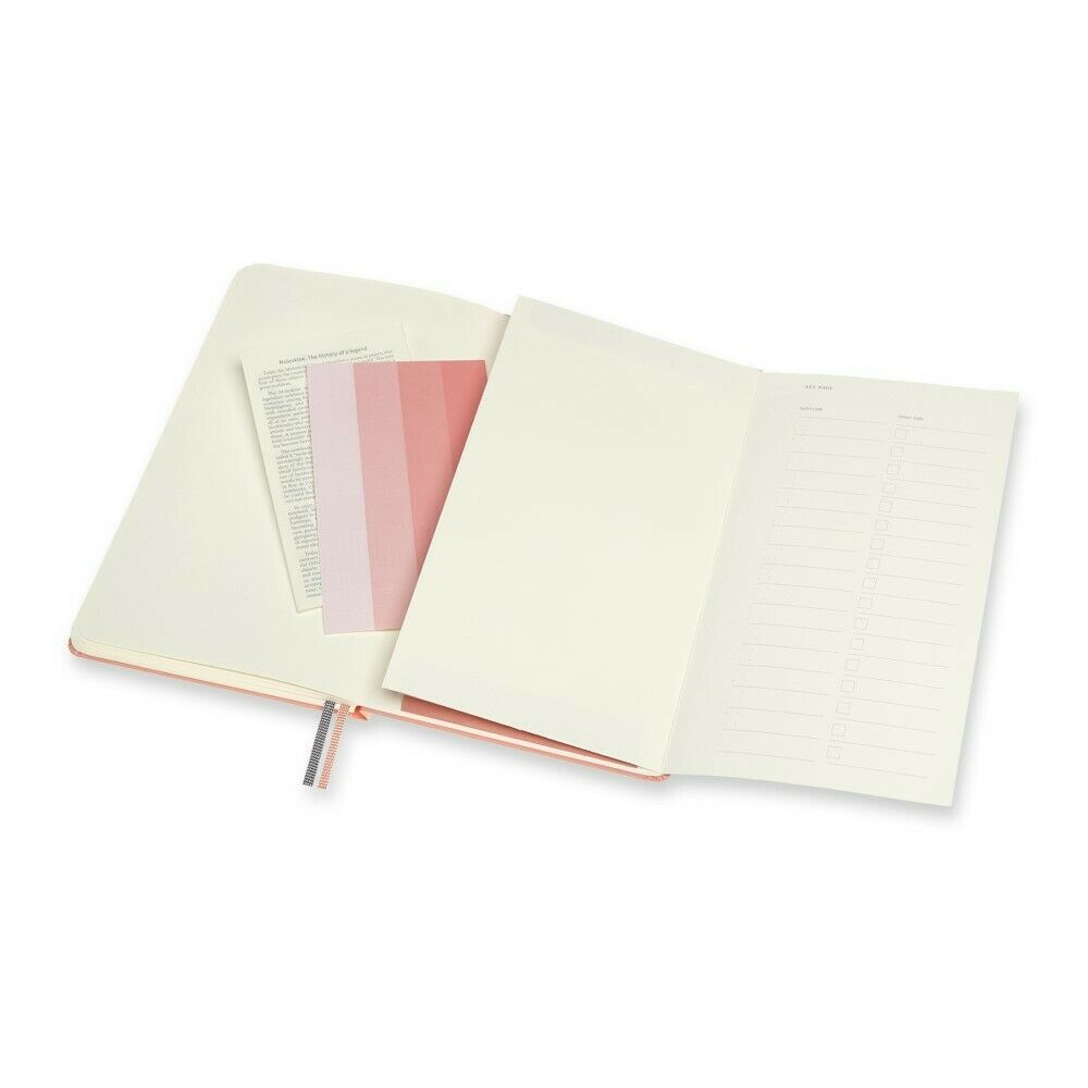 Moleskine Bullet Notizbuch Hardcover Large A5 Punktraster Korallenpink