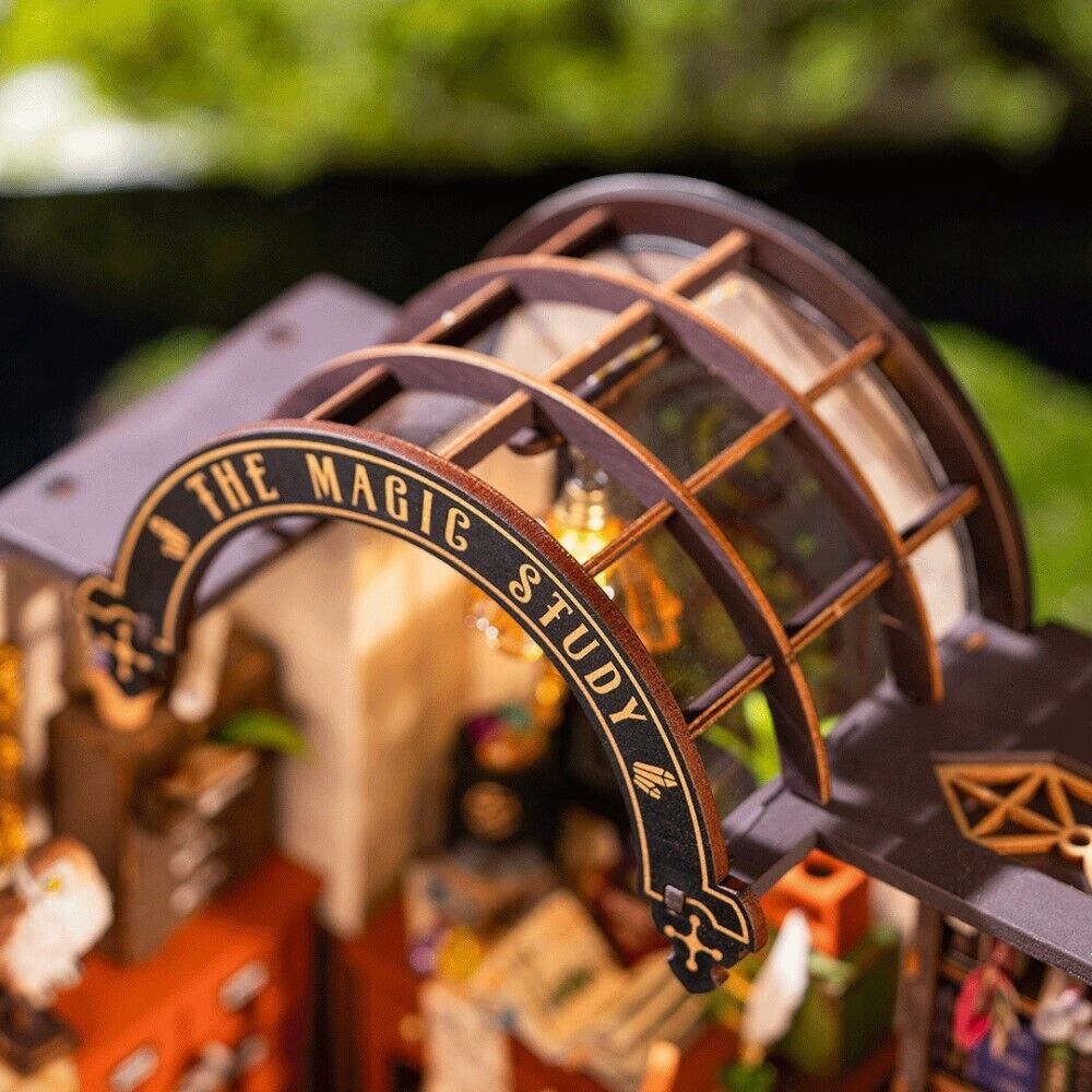 Rolife 3D-Holz-Puzzle DIY Miniature House "The Magic Study"