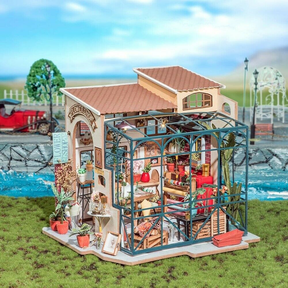 Rolife 3D-Holz-Puzzle DIY Happy Corner "Emily's Flower Shop"