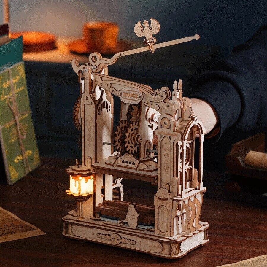 ROKR 3D-Holz-Puzzle Classic Printing Press / Druckerpresse
