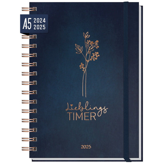 Lieblings-Timer 2024/2025 / Cute Flower  / Häfft-Verlag
