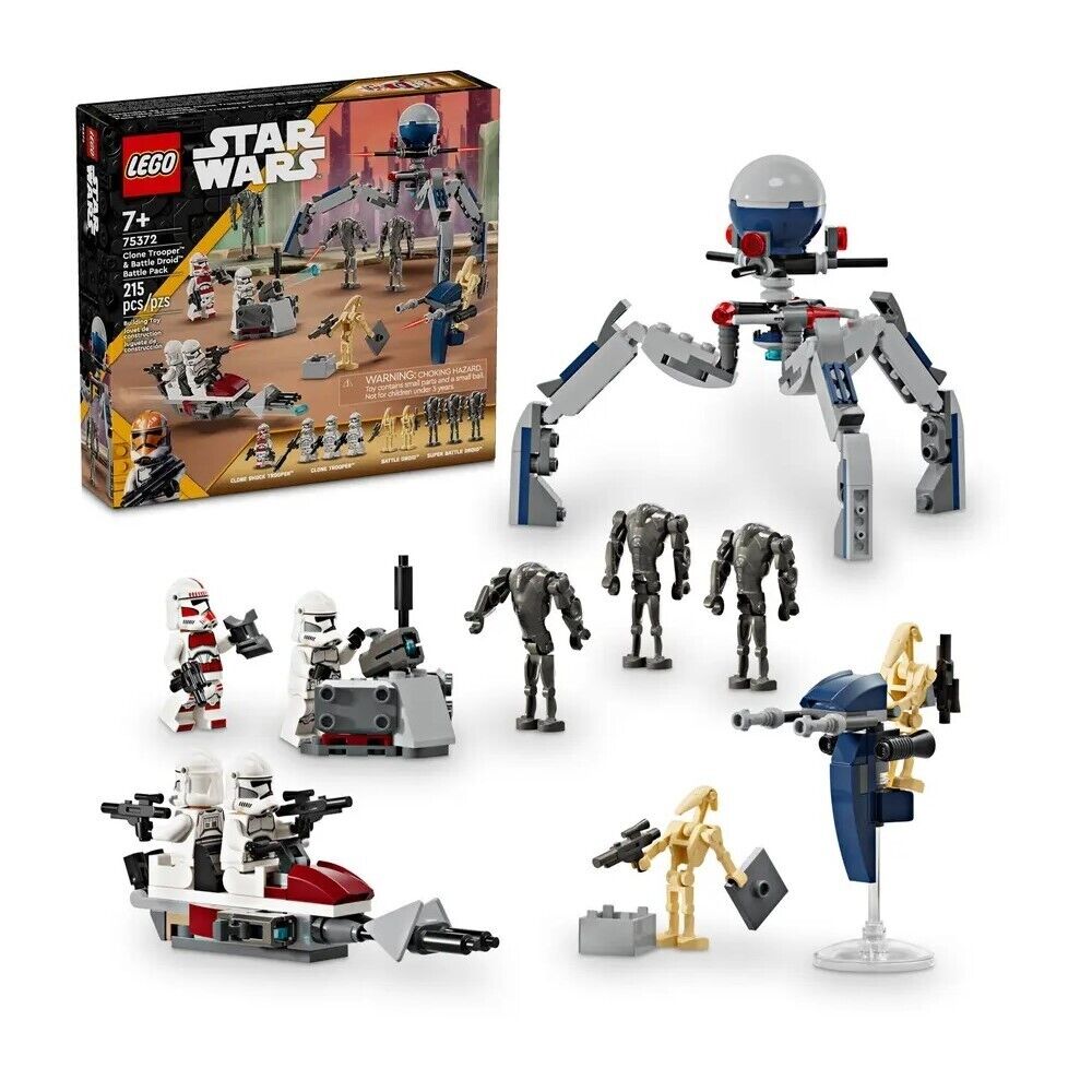 LEGO Star Wars: Clone Trooper™ Battle Droid™ Battle Pack (75372)