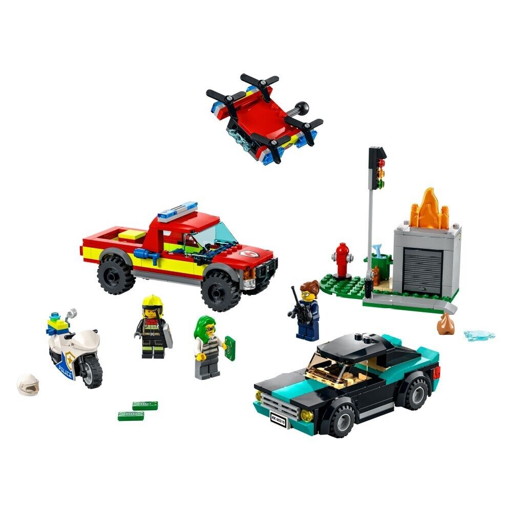 LEGO City Löscheinsatz und Verfolgungsjagd (60319)