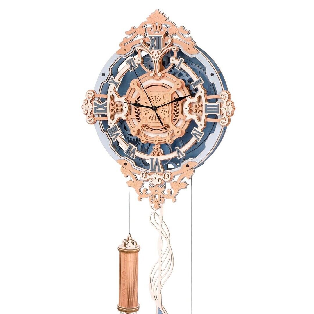 ROKR 3D-Holz-Puzzle Wanduhr "Romantic Notes Wall Clock"