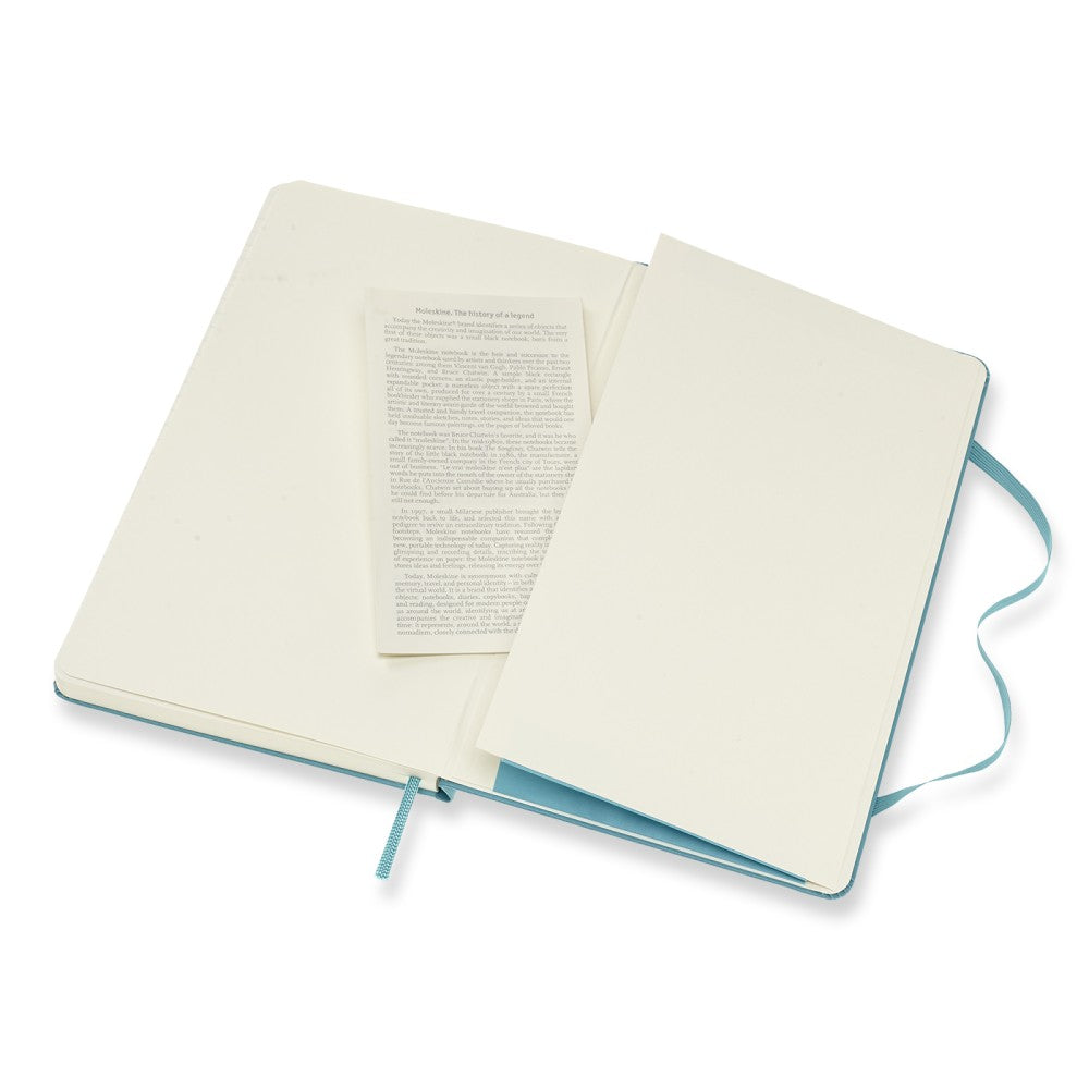 Moleskine Notizbuch Hardcover Large / A5 / blanko / riffblau