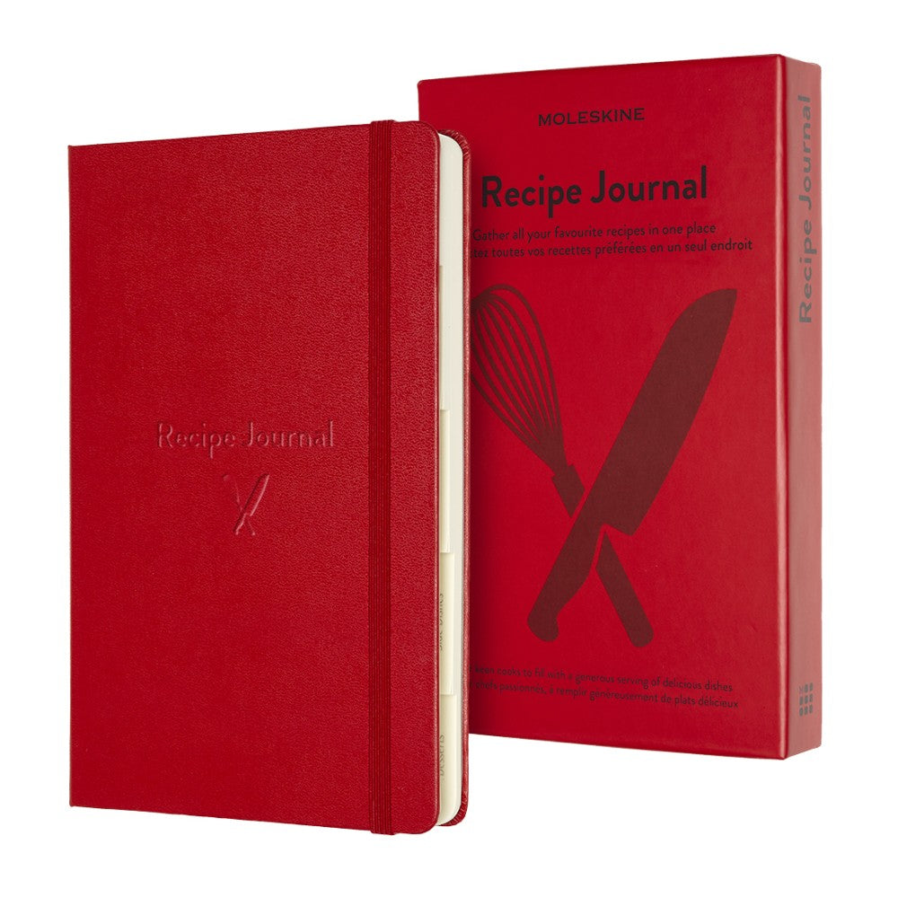 Moleskine Passion Journal Hardcover Large / A5 / Rezept / rot