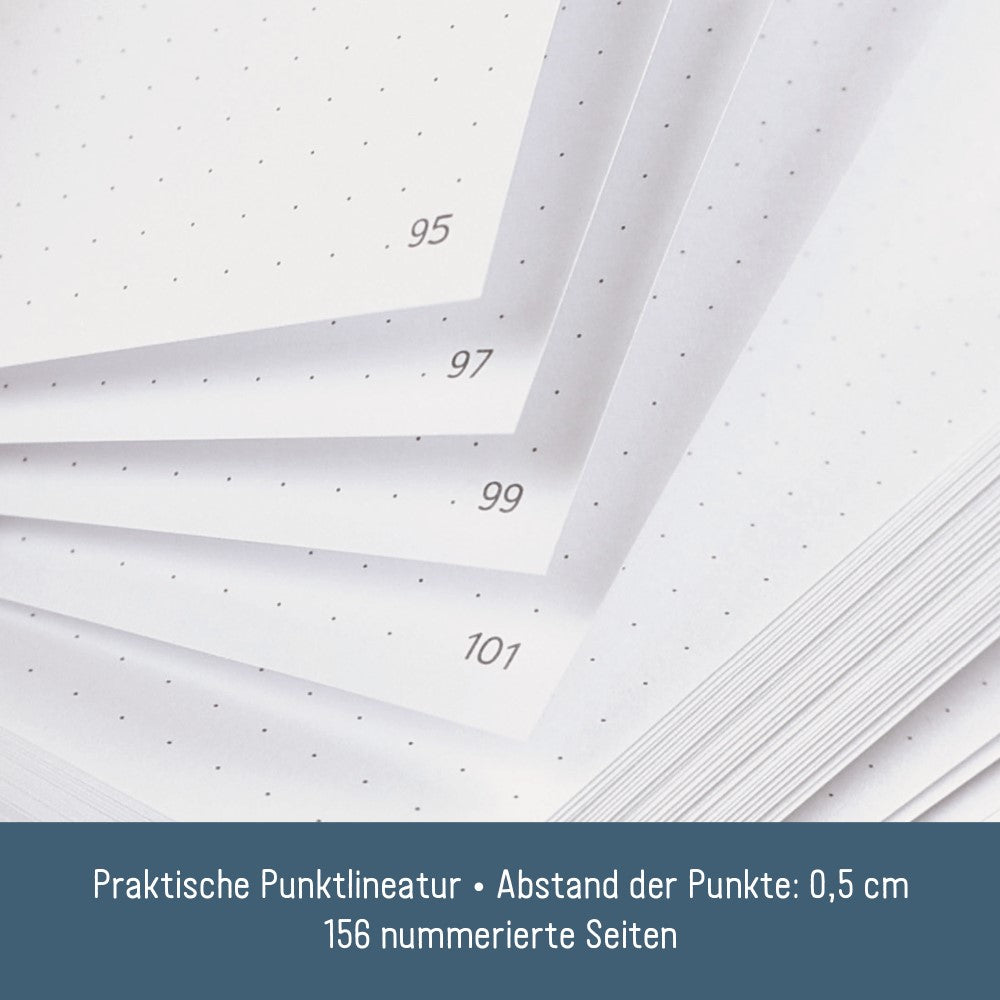 paper&you Journal / A4+ / dotted / Black Edition / Häfft-Verlag