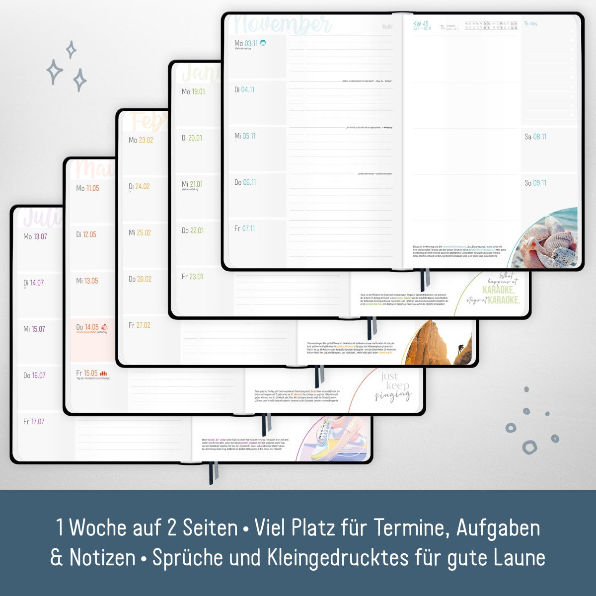 Häfft-Timer 2025/2026 / Jugendkalender / A5 / Black Edition