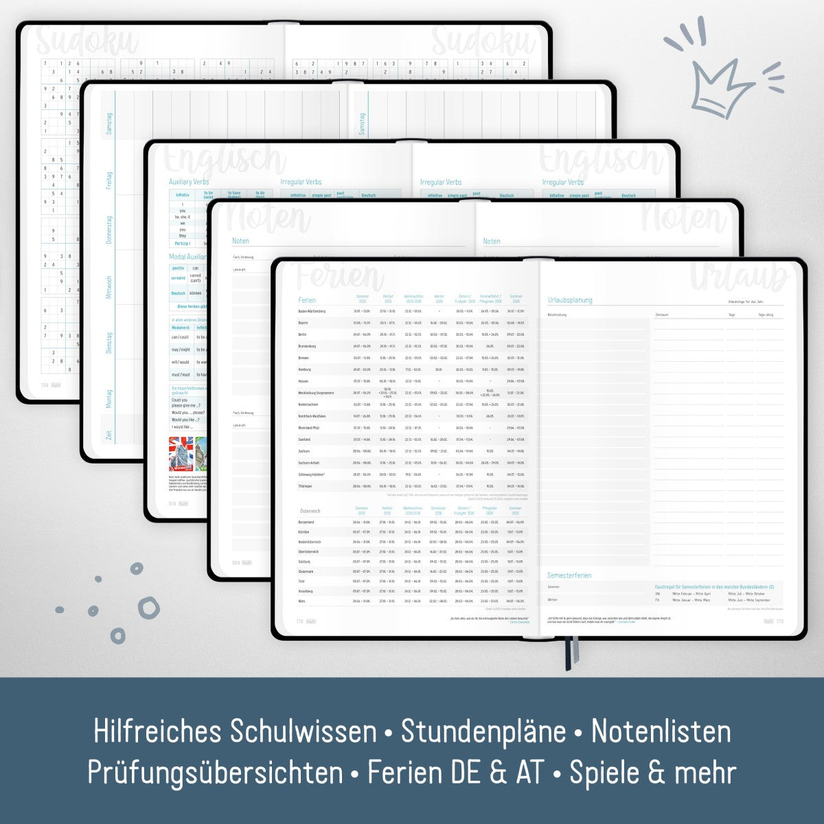 Häfft-Timer 2025/2026 / Jugendkalender / A5 / Black Edition