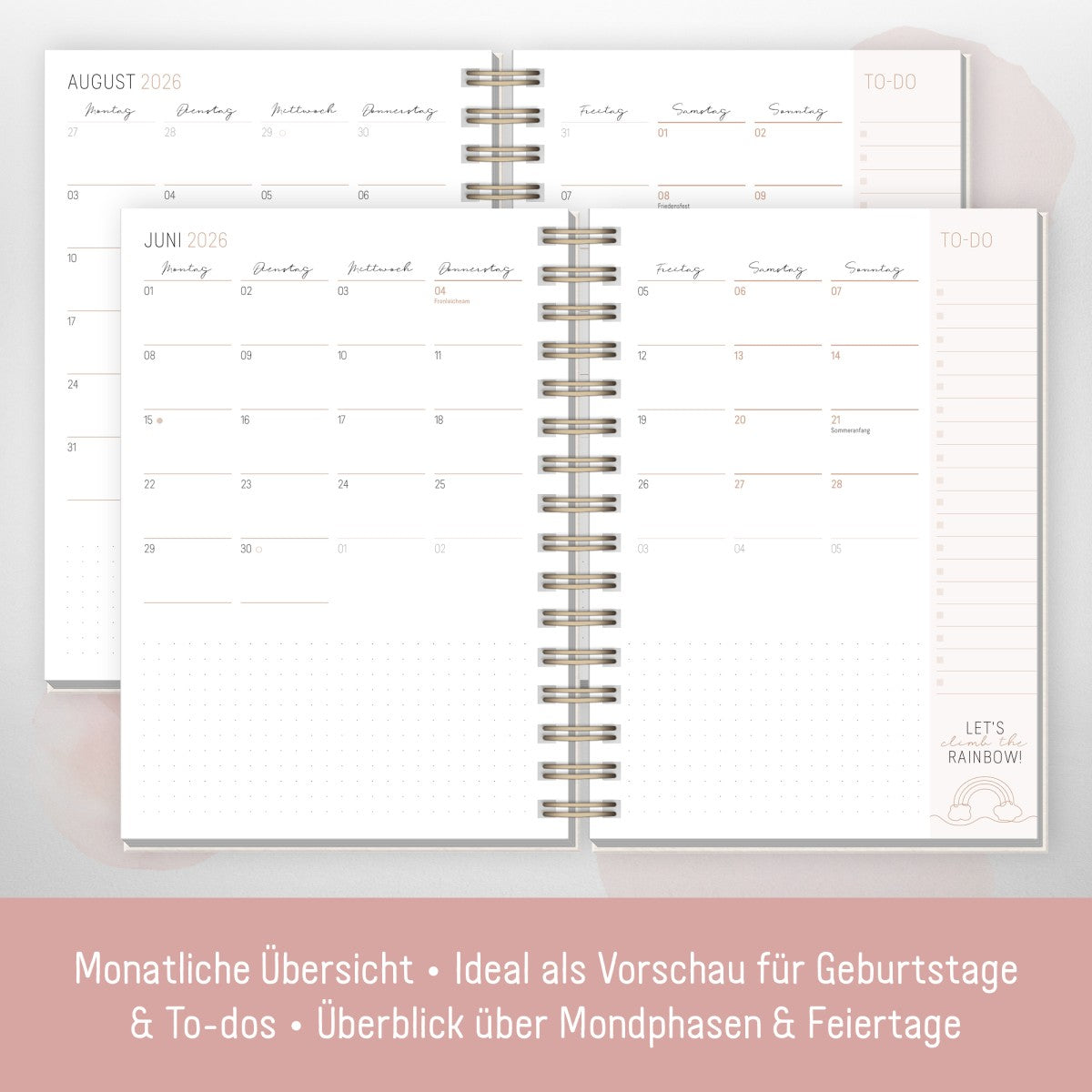 Lieblings-Timer 2025/2026 / Soft Flower / Häfft Verlag