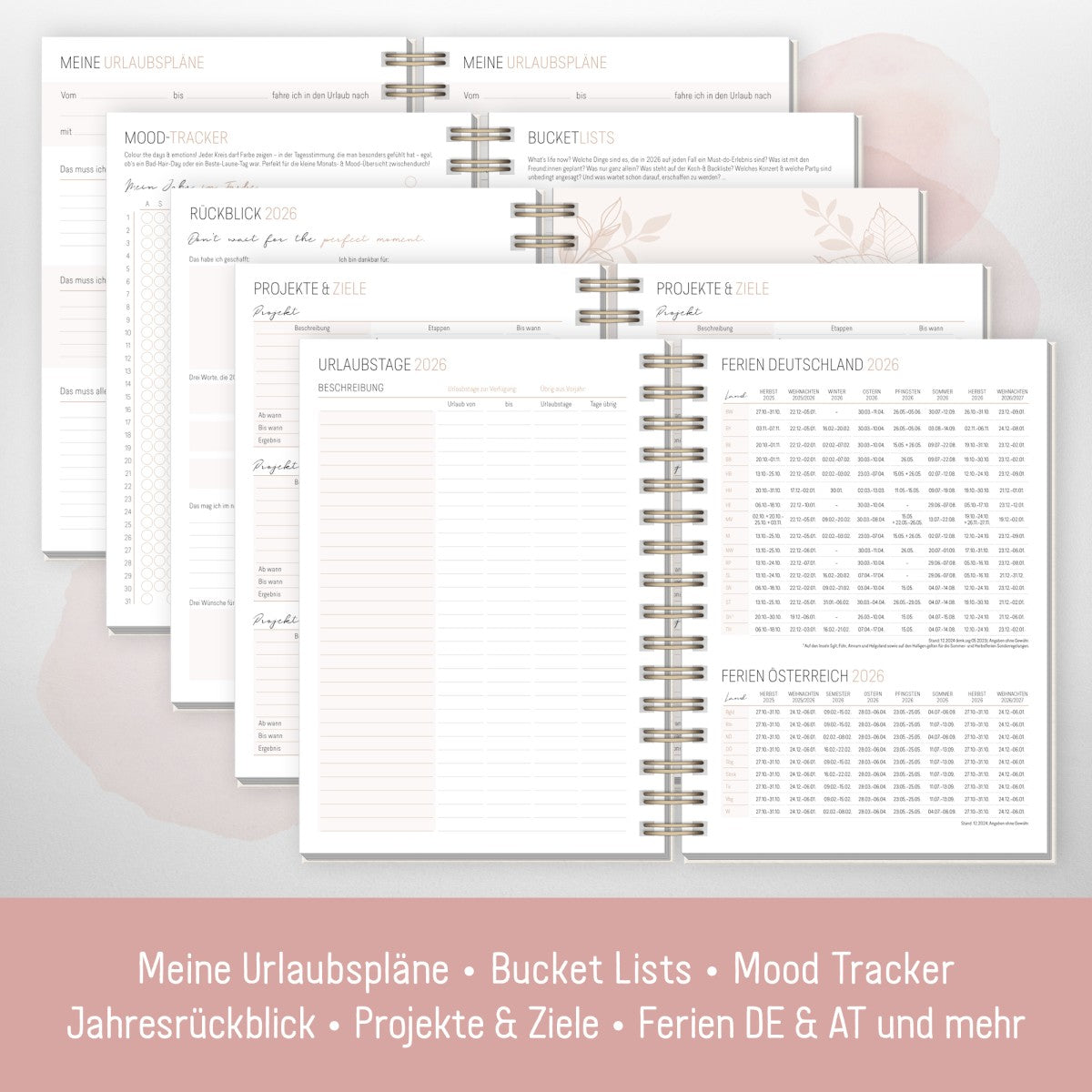 Lieblings-Timer 2025/2026 / Soft Flower / Häfft Verlag