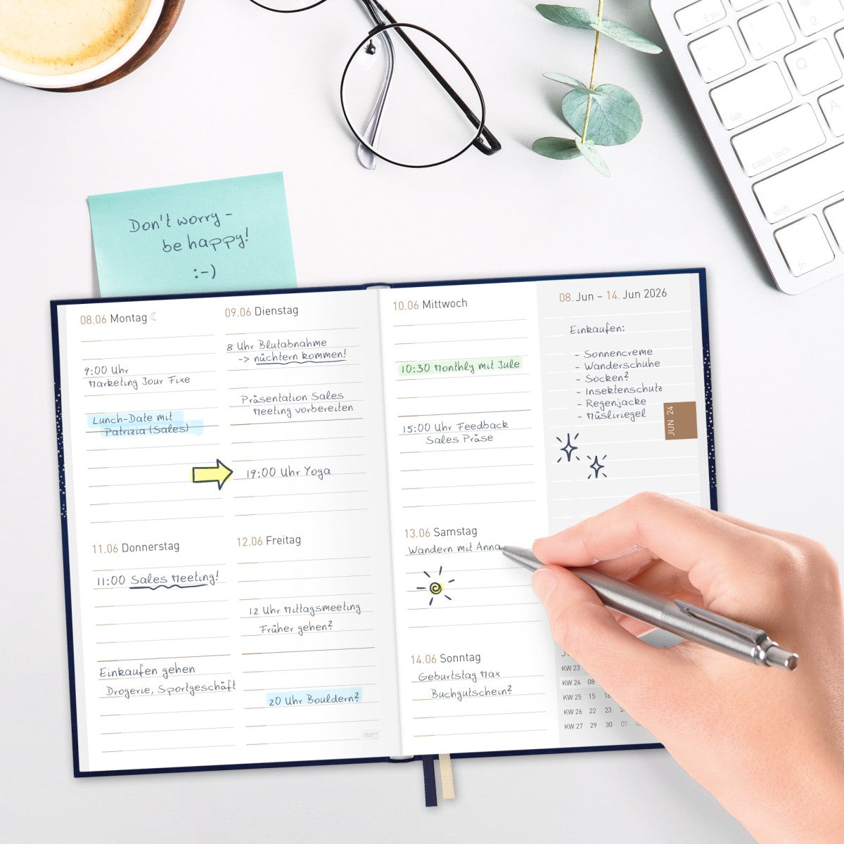 Chäff-Timer mini 2025/2026 / 18 Monate / A6+ / World Wide / Häfft-Verlag