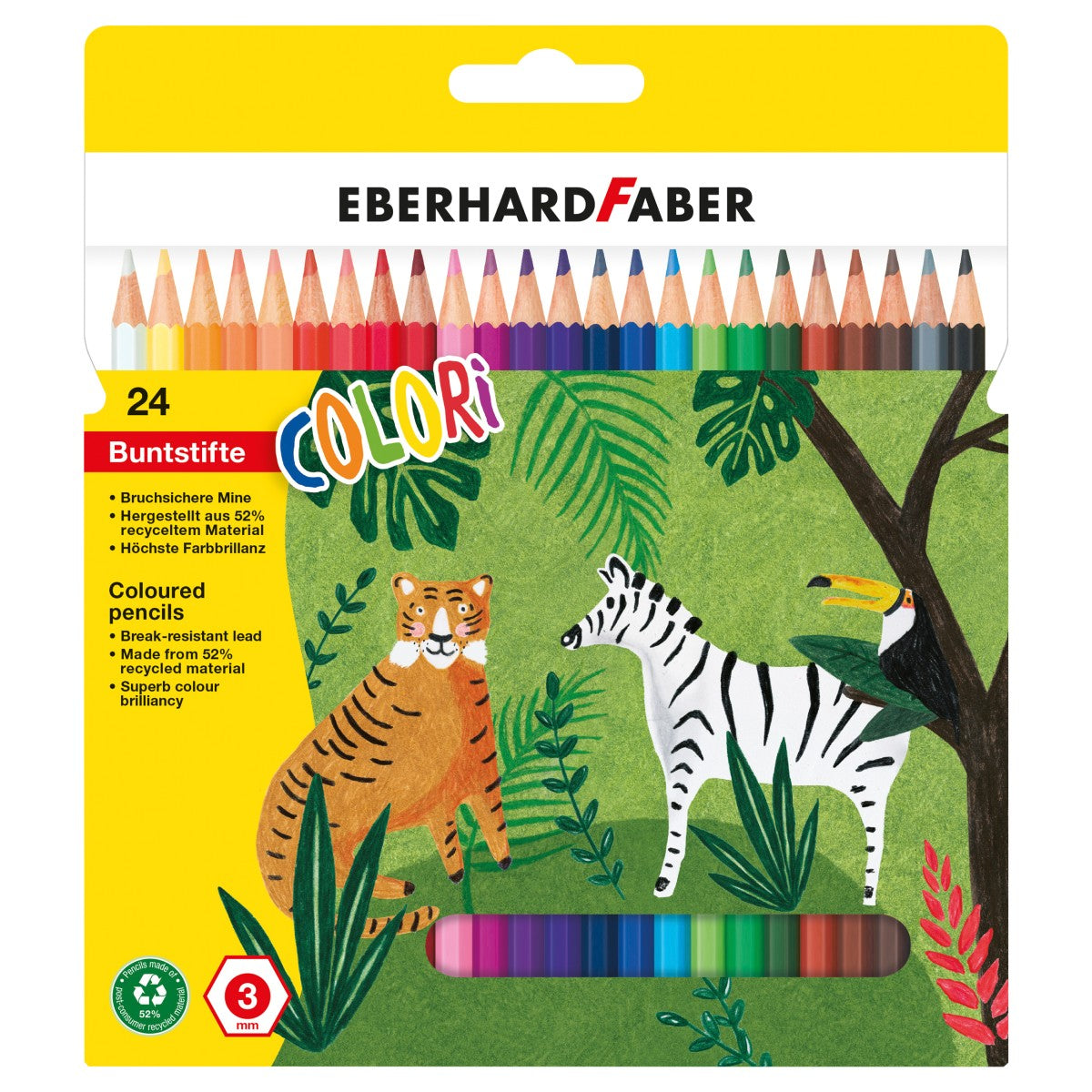 Eberhard Faber Buntstifte 24er-Kartonetui
