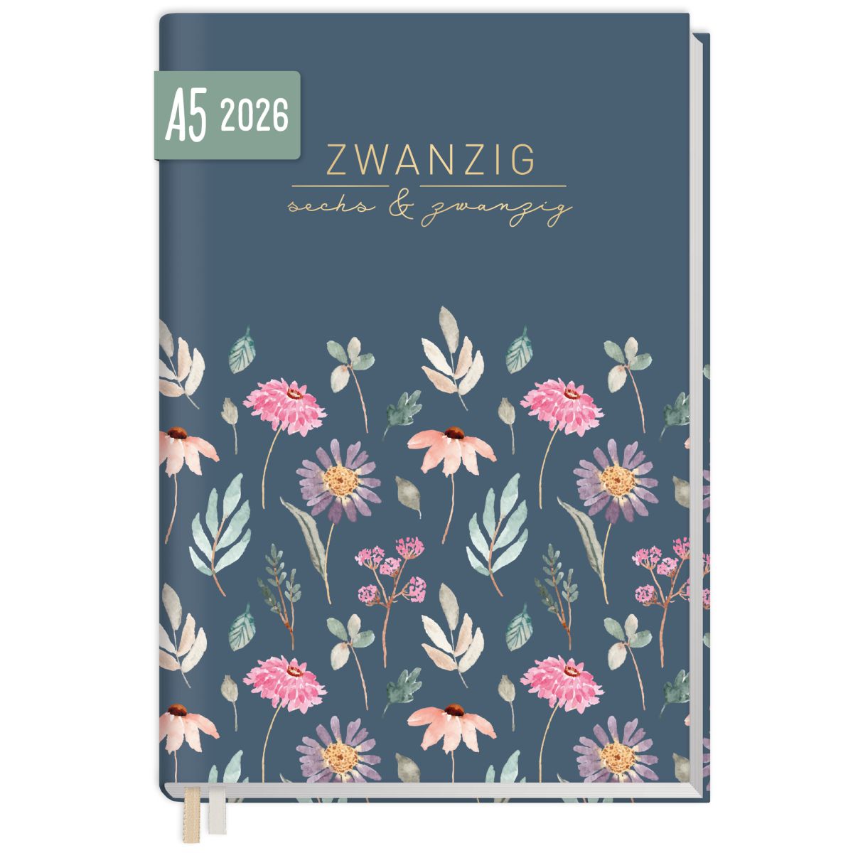 Chäff-Timer Classic 2026 / A5 / Flying Flowers / Häfft-Verlag