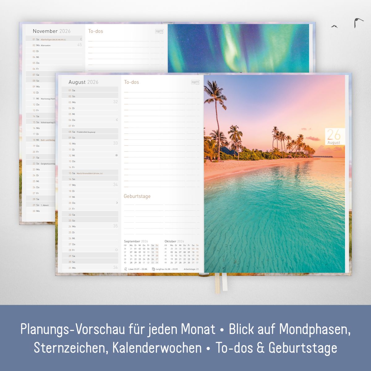Chäff-Timer Classic 2026 / A5 / Leuchtturm / Häfft-Verlag
