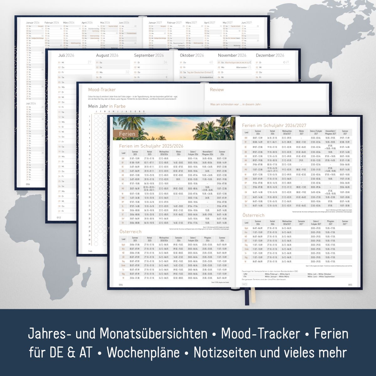Chäff-Timer Classic 2026 / A5 / World Wide / Häfft-Verlag