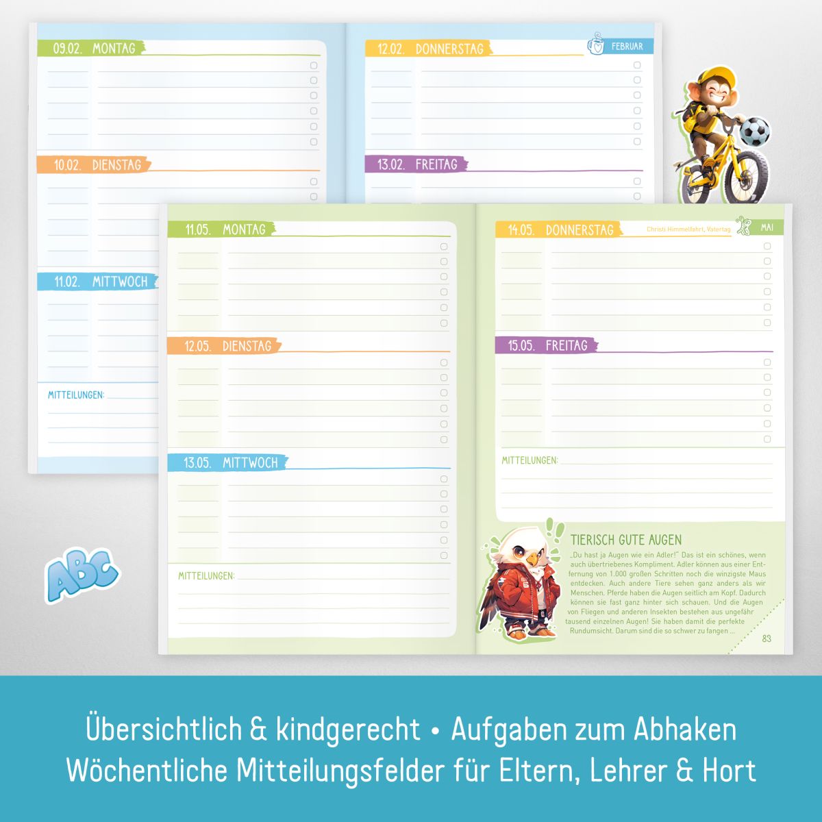 Das Grundschul-Hausaufgabenheft 2025/2026 / A5 / Gaming / Häfft-Verlag