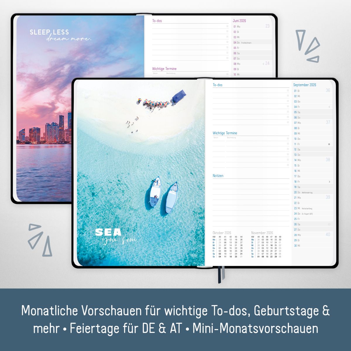 Häfft-Timer 2026 / Jugendkalender / A5 / Black Edition
