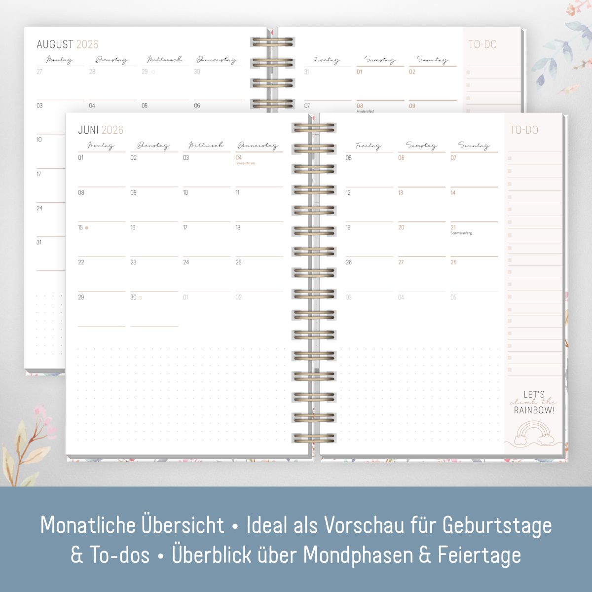 Lieblings-Timer 2026 / A5 / Sweet Flowers / Häfft-Verlag